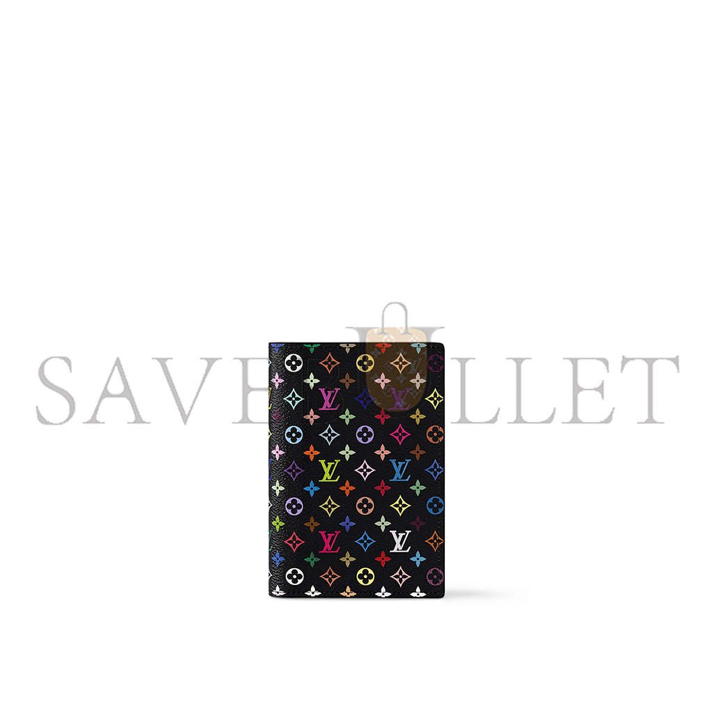 l**is V*t*n murakami lv x tm passport cover m13414 (14*10*2.5cm)